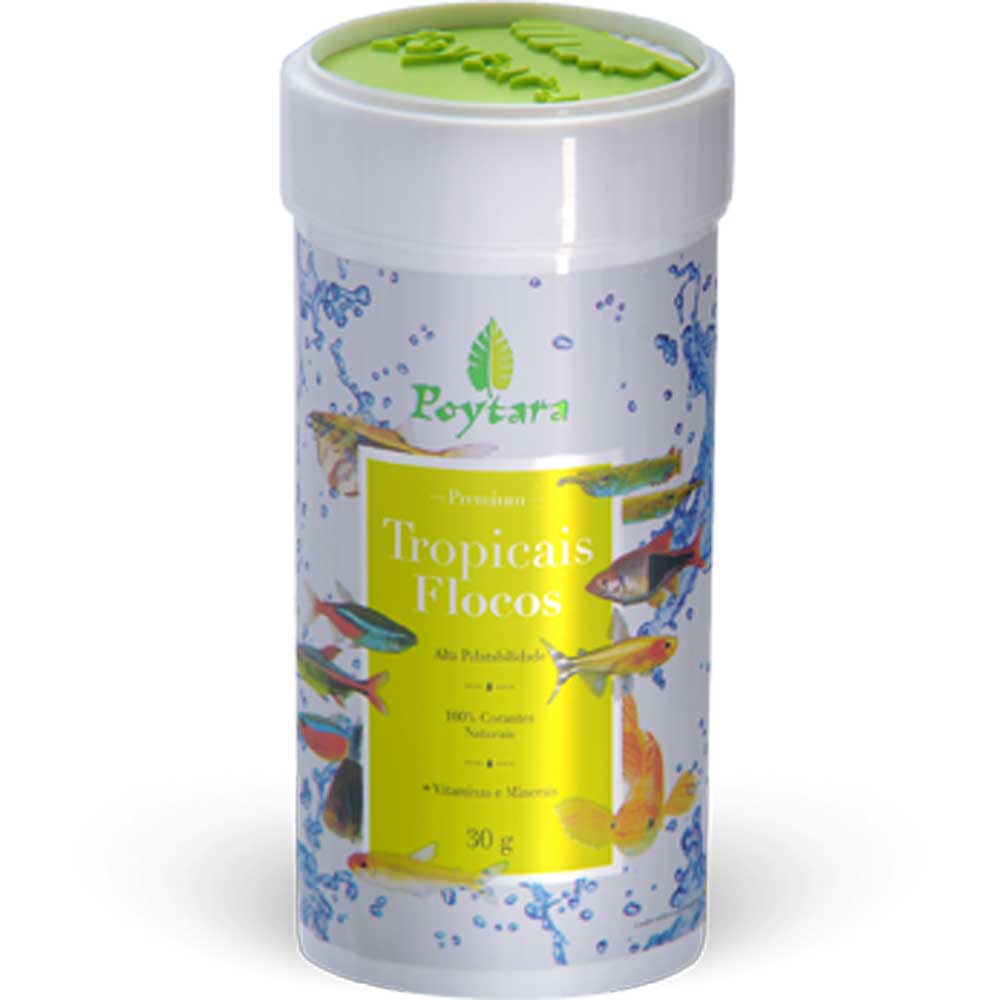 Ração Tropicais Flocos Poytara