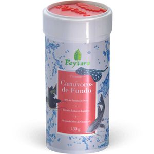 Ração Carnívoros de Fundo Poytara - 130 g