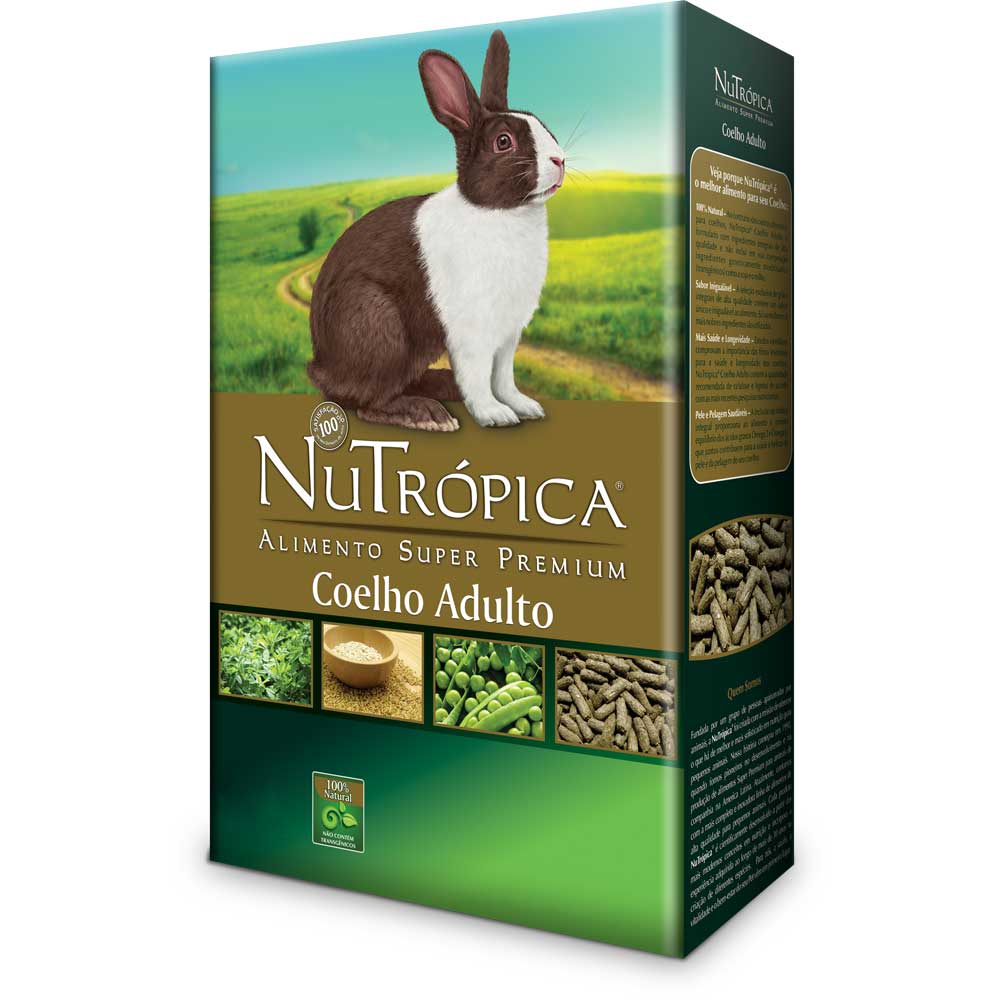 Ração Nutrópica para Coelho Adulto Super Premium