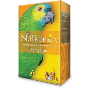 Farinhada Nutrópica para Papagaio a Base de Mel, Ovos e Frutas - 300g