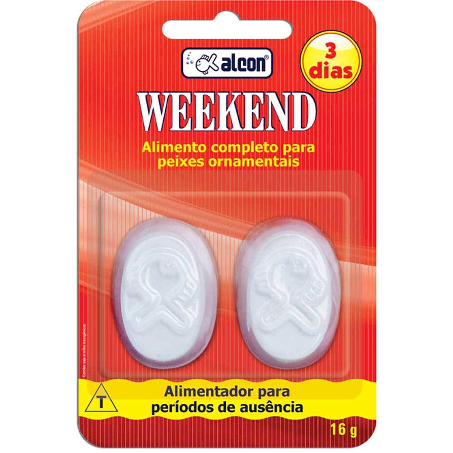 Ração para 3 dias Weekend Alcon 16 gramas