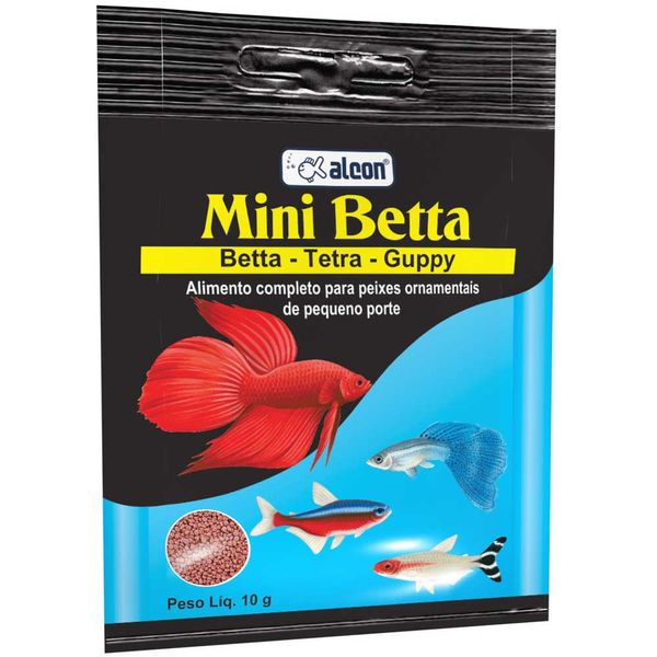 Ração Mini Betta para Peixes Ornamentais Alcon 10g