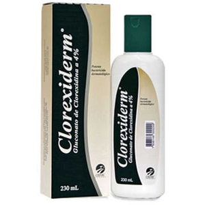 Shampoo Clorexiderm para Cães e Gatos - 230 ml