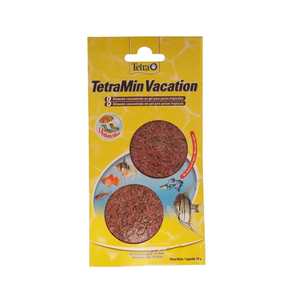 Tetramin Vacation Tetra Ração Concentrada em Gel - 24 g - menor preço R$ 30.9