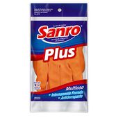 Luva Látex Plus Multiuso Sanro