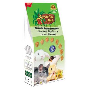 Biscoito para Roedores Biscottini Pet - 80 g