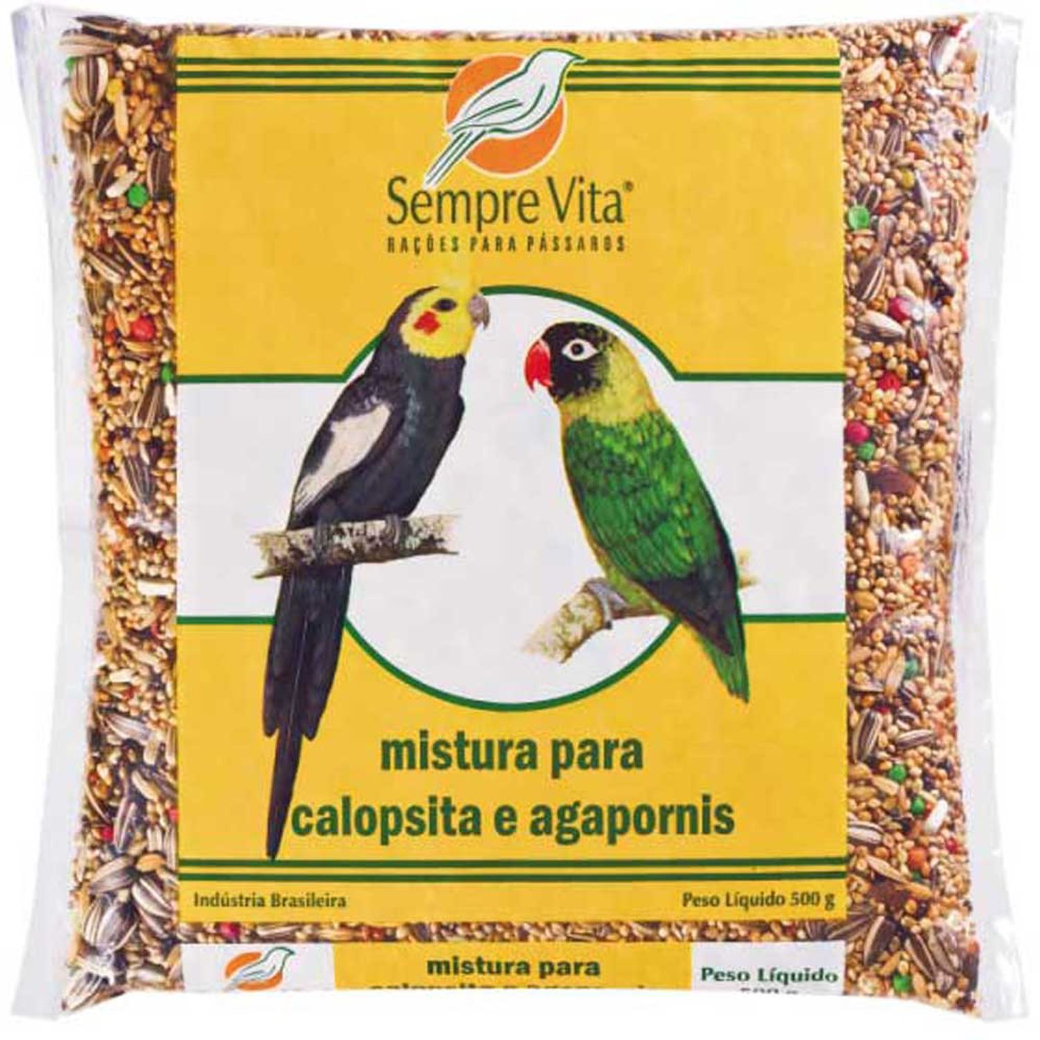 Mistura para Calopsita e Agapornis Sempre Vita 500g