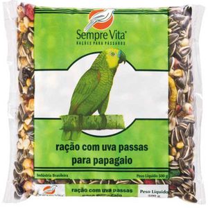 Ração para Papagaio Sempre Vita com Uva Passas - 500 g
