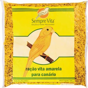 Ração para Canário Amarela Sempre Vita 500g Menor preço em Ração para Canário Amarela Sempre Vita 500g