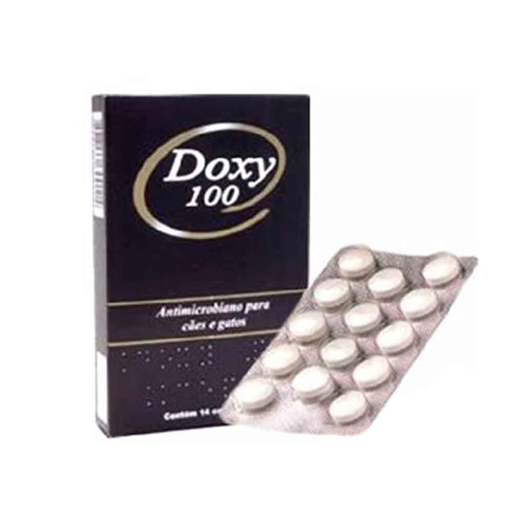 Doxy 100 Antimicrobiano para Cães e Gatos