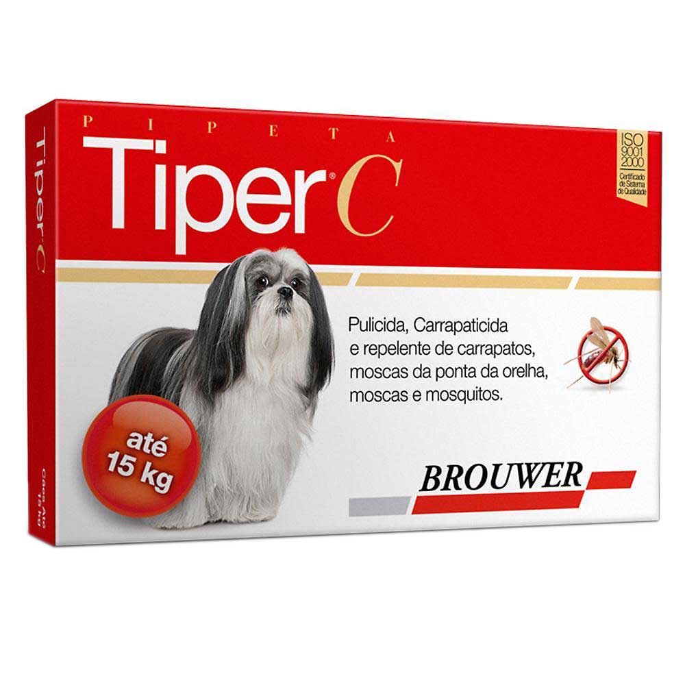 Tiper C para Cães até 15kg Pipeta Brouwer