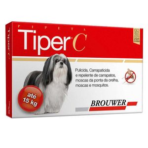 Tiper C para Cães até 15 kg Pipeta Brouwer - Único