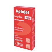Ketojet 5mg Anti-inflamatório para Cães e Gatos