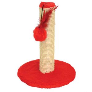 Arranhador Liso 1 Andar Vermelho - Único