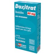 Antibiótico Doxitrat 80mg para Cães e Gatos