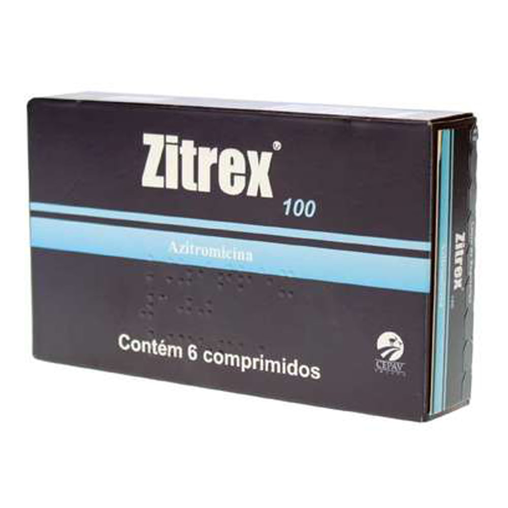 Zitrex 100mg com 6 comprimidos