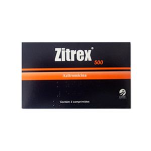 Zitrex 500mg com 3 comprimidos - Único