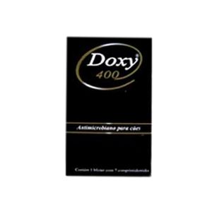 Doxy 400 Antibiótico com 7 comprimidos - Único