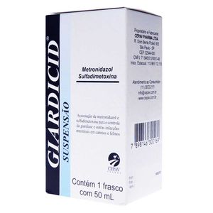 Giardicid Suspensão para Cães e Gatos - 50 ml