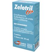 Zelotril Oto Emulsão Otológica para Cães
