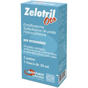 Zelotril Oto Emulsão Otológica para Cães - 30ml