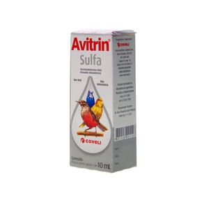 Avitrin Sulfa para Pássaros Coveli - 10 ml