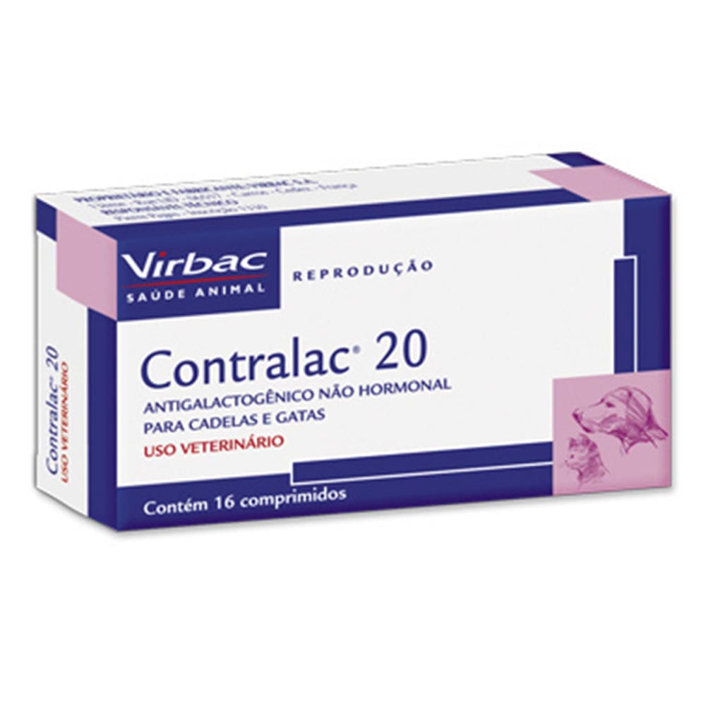 Contralac 20 Inibidor de Lactação Virbac