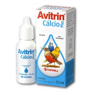 Avitrin Cálcio Plus para Pássaros - 15 ml