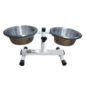 Comedouro Regulável Mini Polido Royale – Único