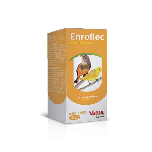 Enroflec Antibiótico para Aves Vansil 10 ml