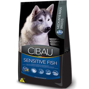 Ração Cibau Cães Sensitive Fish Raças Médias e Grandes - 12kg