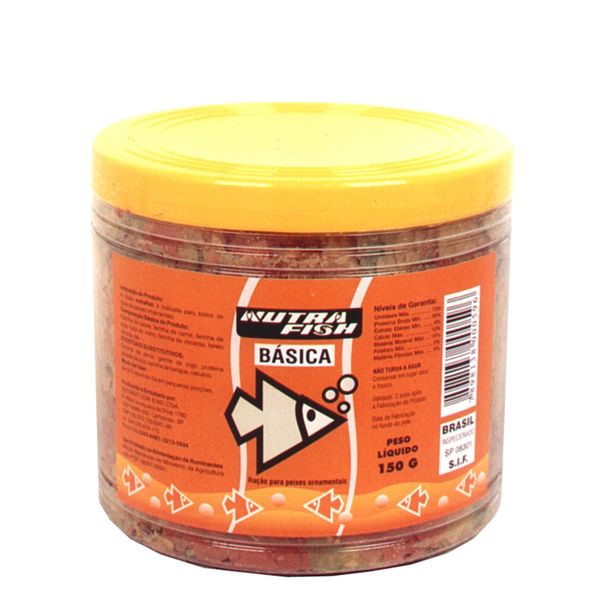 Ração Básica Nutrafish Nutravit 150 g