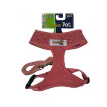 Guia-e-Peitoral-Confort-Rosa-American-Pets