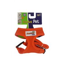 Guia-e-Peitoral-Confort-Laranja-American-Pets