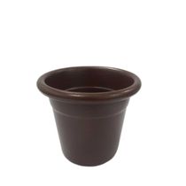 Cachepot-Mini-Marrom-Fosco