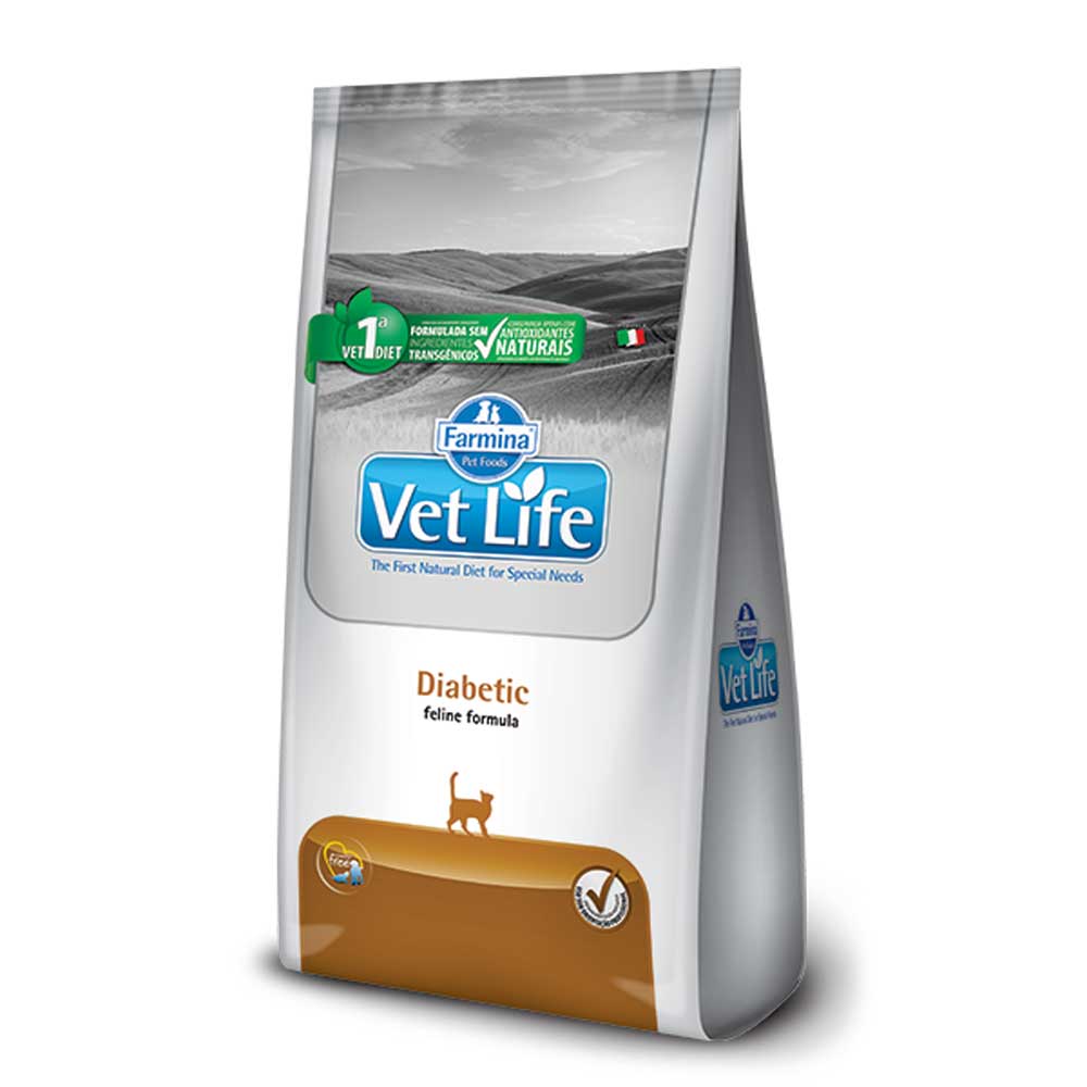 Ração Vet Life Natural Feline Diabetic