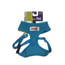 Guia-e-Peitoral-Confort-Azul-American-Pets