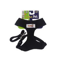 Guia-e-Peitoral-Confort-Preto-American-Pets