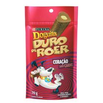 Petisco-Doguitos-Duro-de-Roer--Coracao--Sabor-Carne---70g