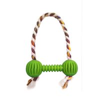 Brinquedo-Halteres-Vazado-com-Corda-Verde-Art-Injet