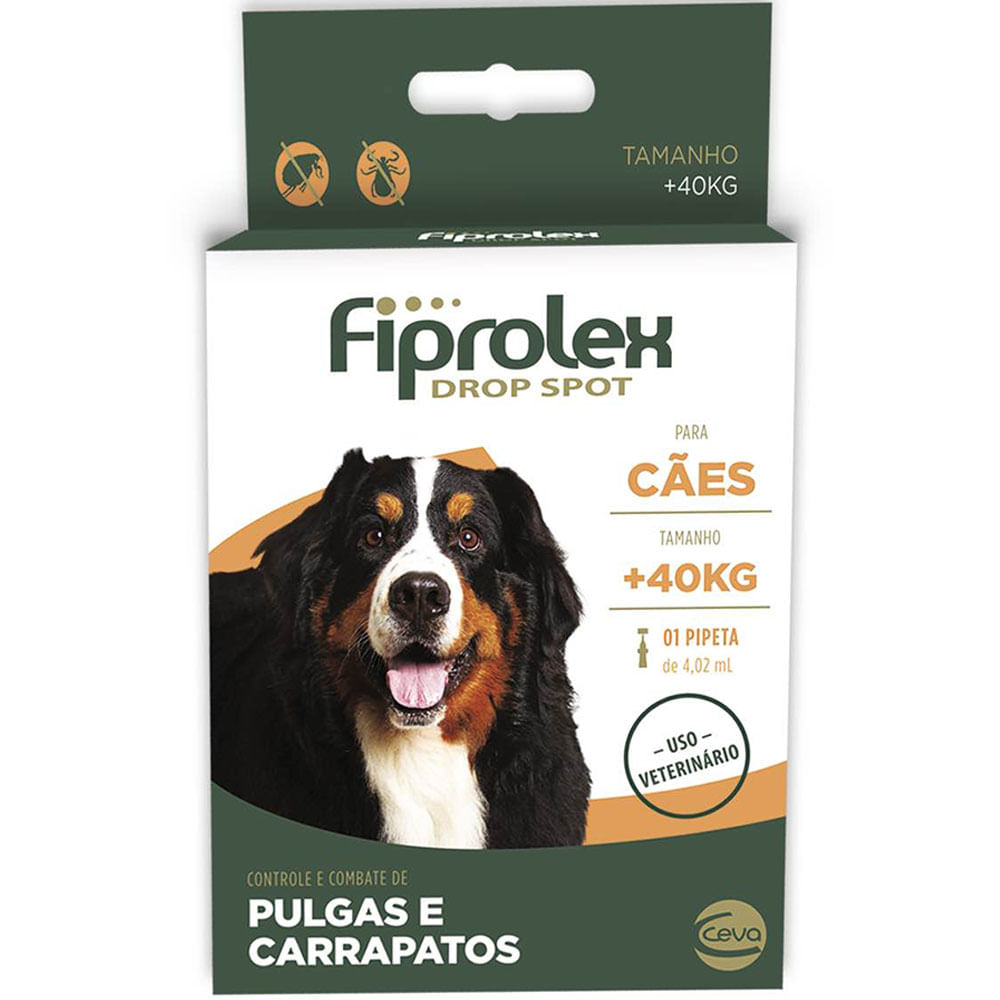 Antipulgas Fiprolex Cães Drop Spot +40kg