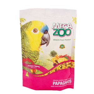 Ração para Papagaio com Frutas e Legumes Megazoo - 600g