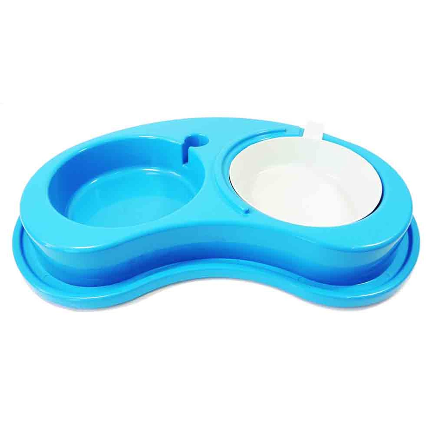 Comedouro-Duplo-Luxo-Azul-Furacao-Pet