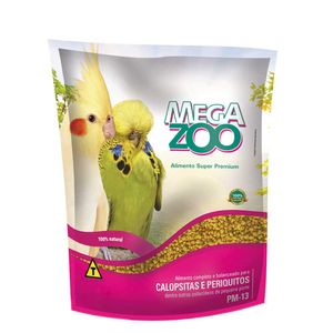 Ração para Calopsita e Periquito PM13 Megazoo - 350g