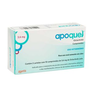 Apoquel 3,6 mg para Cachorro - 20 Comprimidos