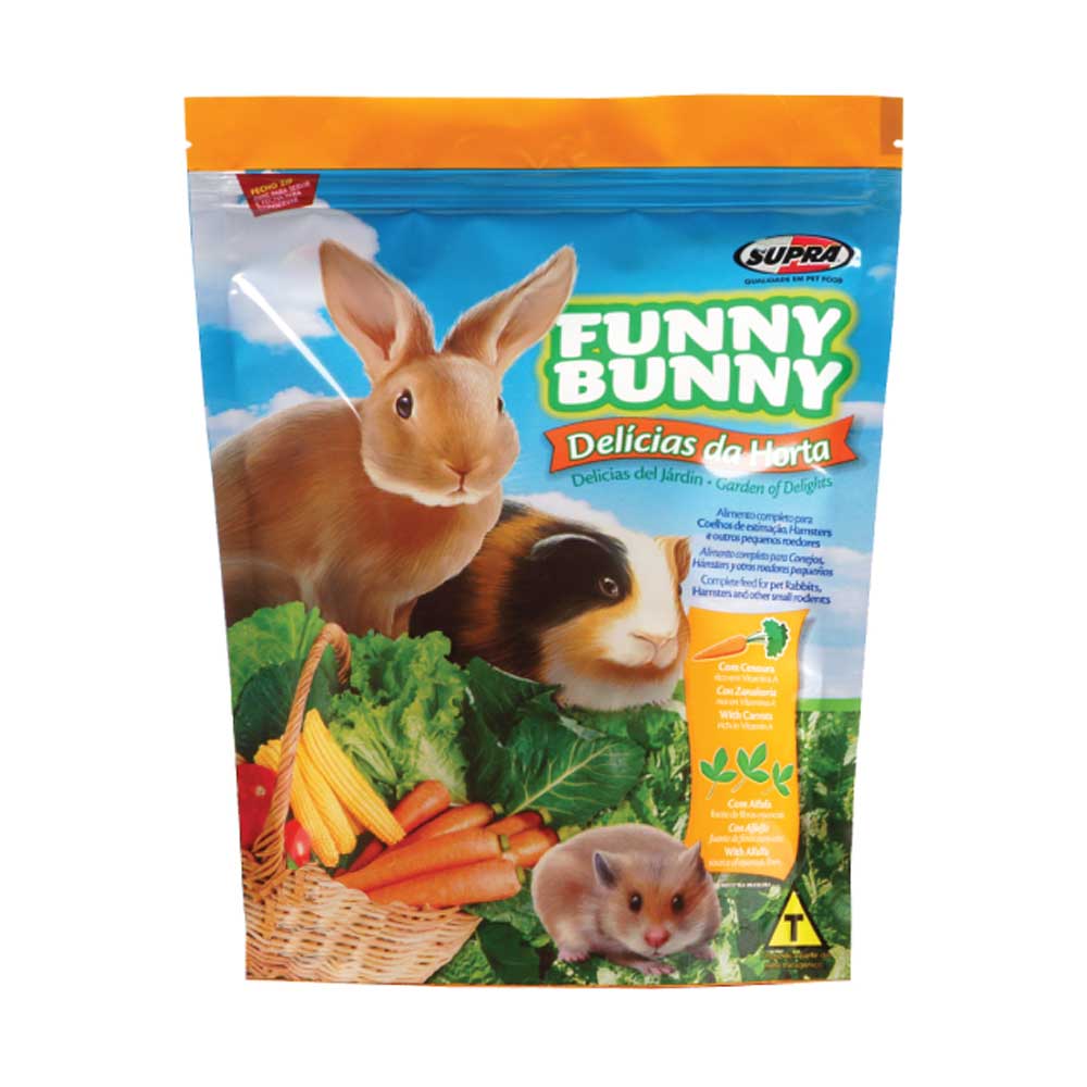 Ração Funny Bunny Delícias da Horta Supra