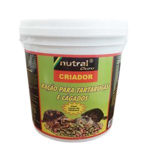 Ração para Tartarugas Jabuti Cágado Ouro Criador Nutral - 1,3 kg