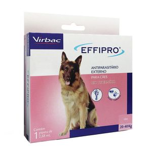 Antipulgas e Carrapatos Effipro Cães 20 a 40kg - 2,68 ml