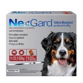 NexGard Antipulgas e Carrapatos para Cães de 25,1 a 50 kg 1 tablete frente