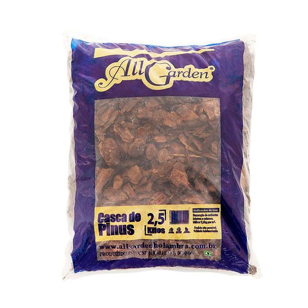 Casca de Pinus Natural All Garden 7 kg